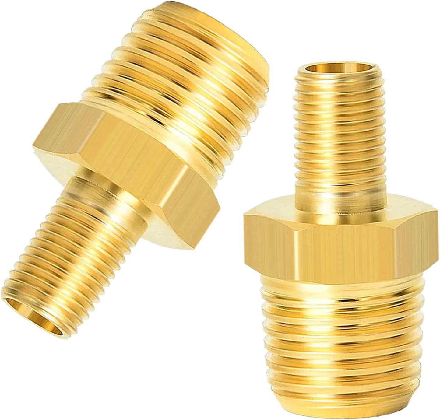 Brass Adapter: Convert NPT to Schrader Valve