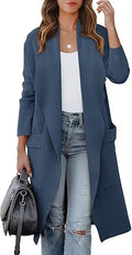 ANRABESS Women's Casual Long Sleeve Draped Open Front Cardigan