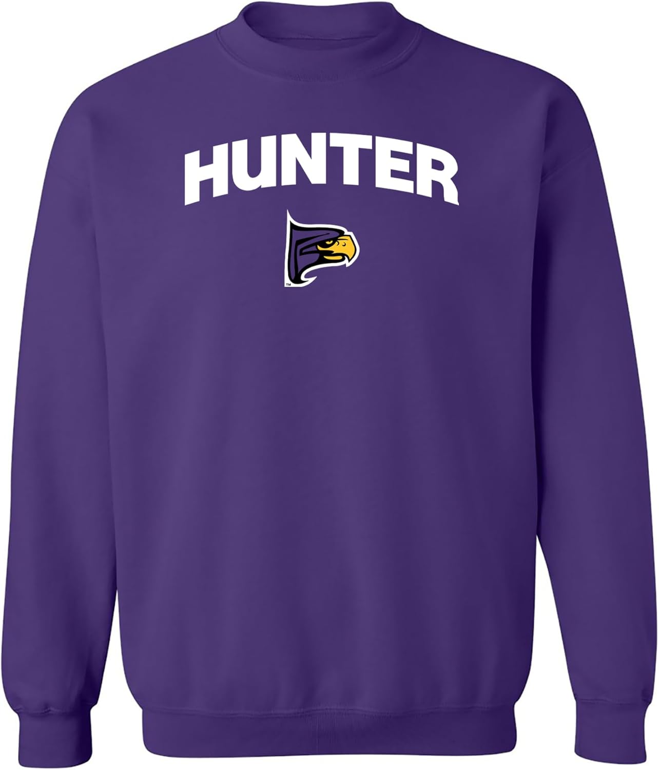 NCAA Arch Logo Team Color Crewneck Sweatshirt for All Fans