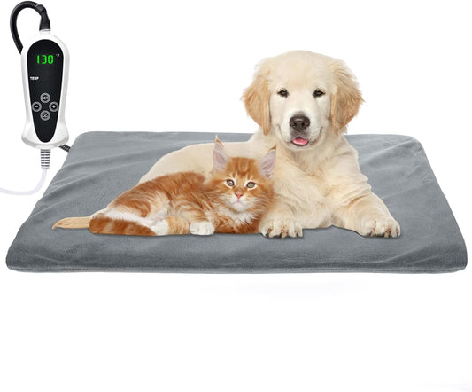 RIOGOO Pet Heating Pad for Dogs and Cats - Large Waterproof Design