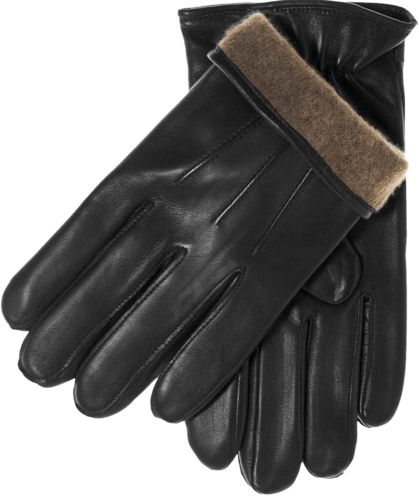 Men's Lambskin Leather Gloves - Cashmere Lined - Fratelli Orsini