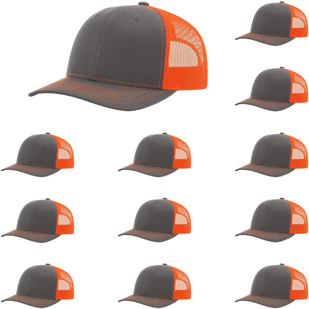 Richardson 112 Classic Six-Panel Adjustable Snapback Trucker Cap