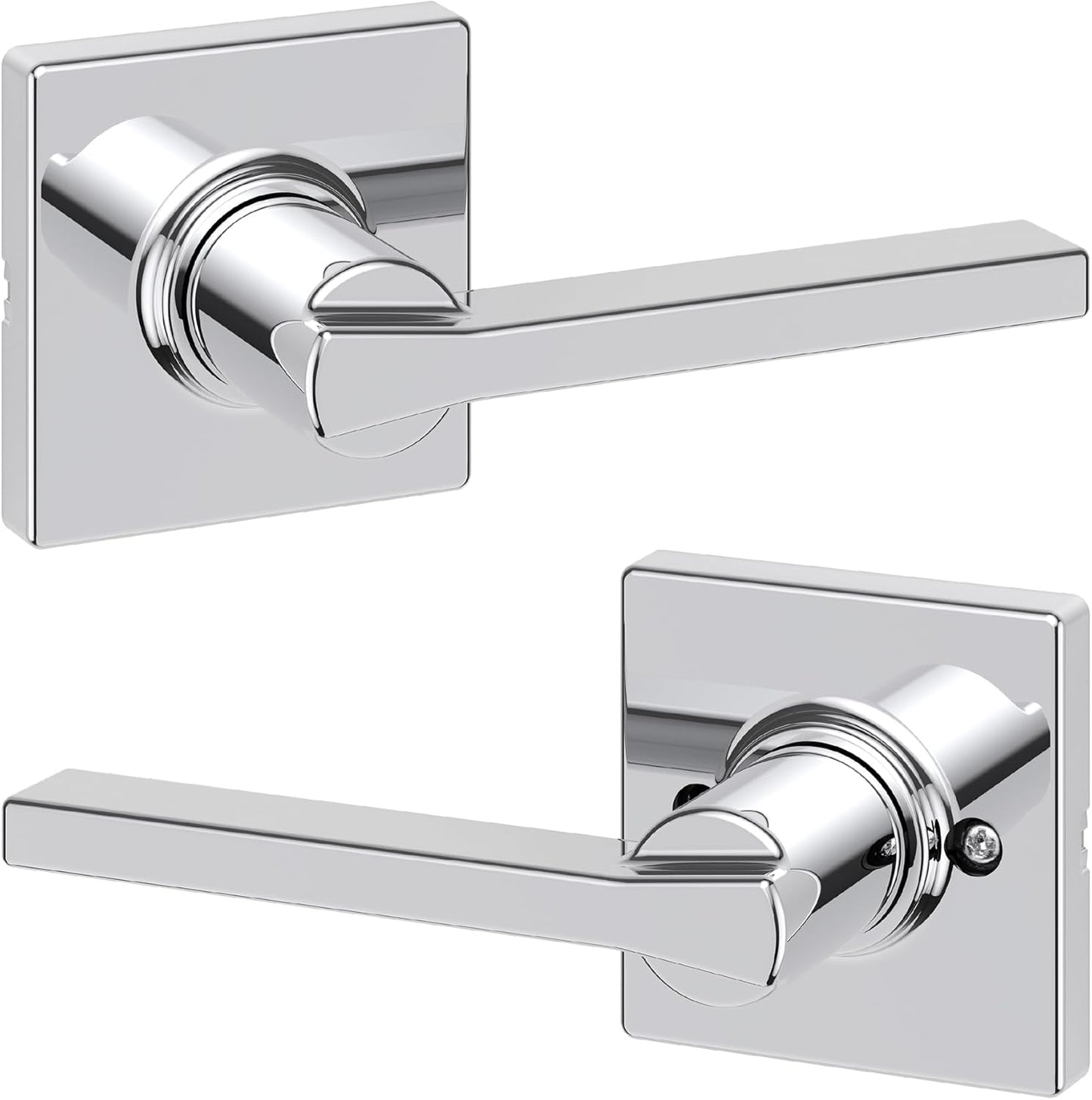 Kwikset Casey Interior Passage Door Handle for Closets and Hallways