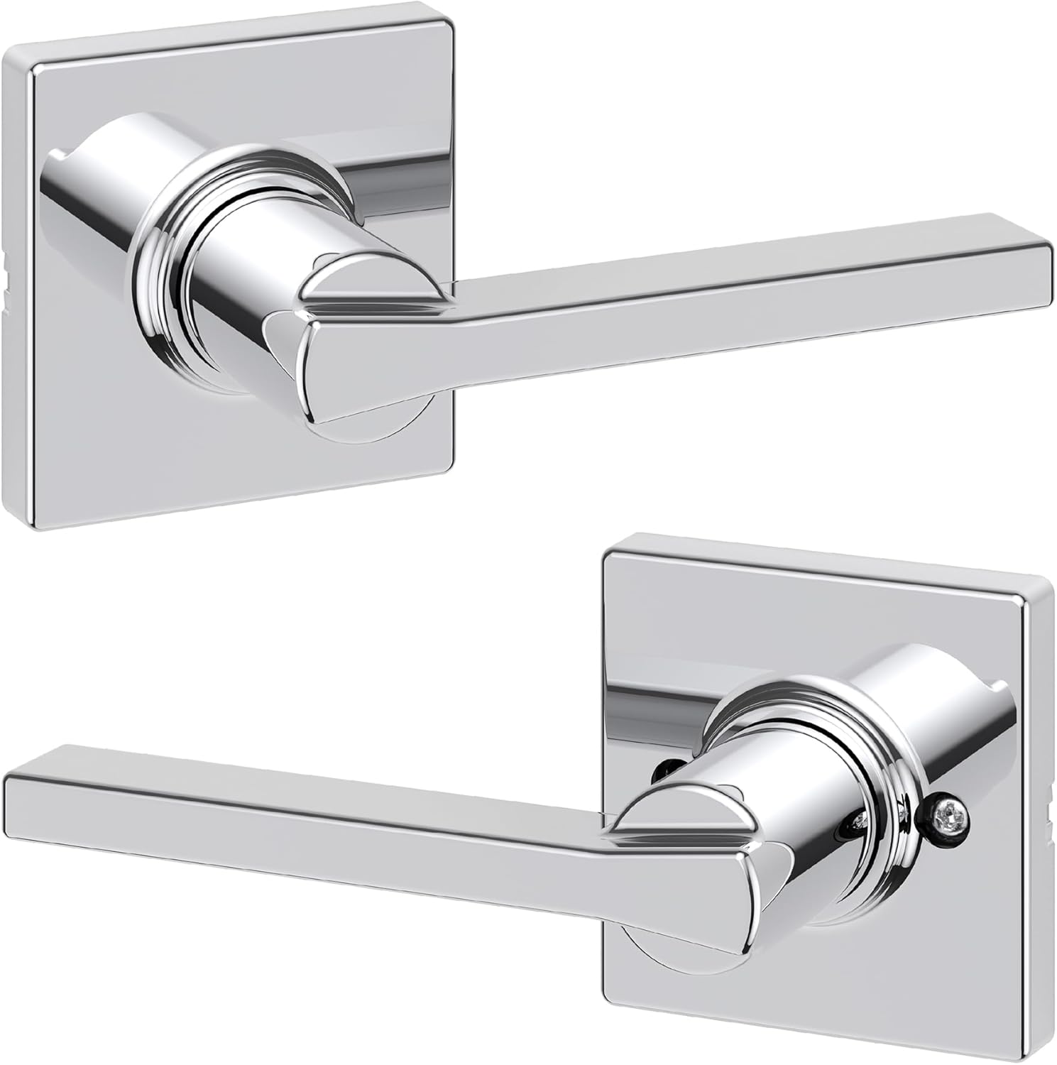 Kwikset Casey Interior Passage Door Handle for Closets and Hallways