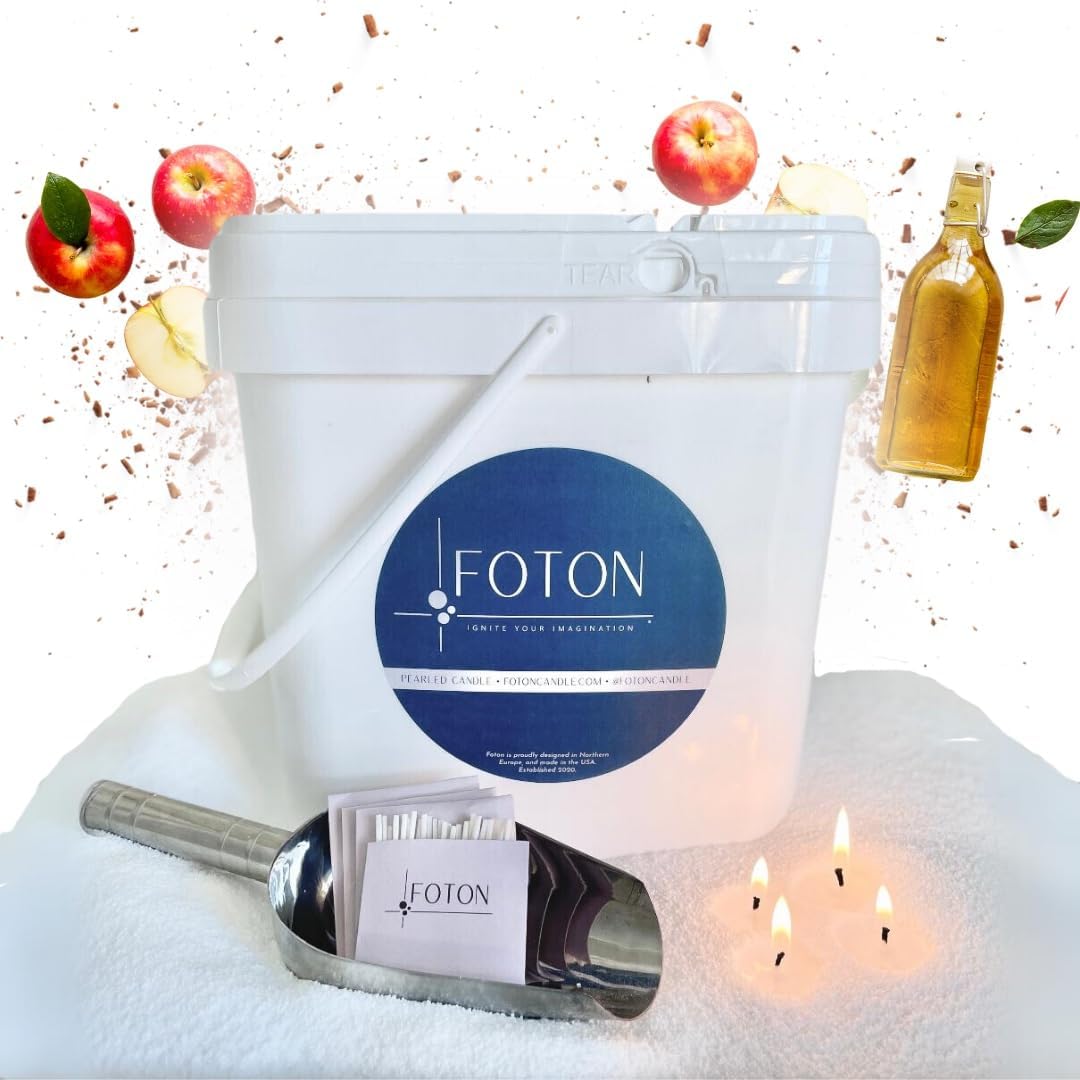 Foton Pearled Candle 9lb - Luxury Long Lasting Powder Wax Sand
