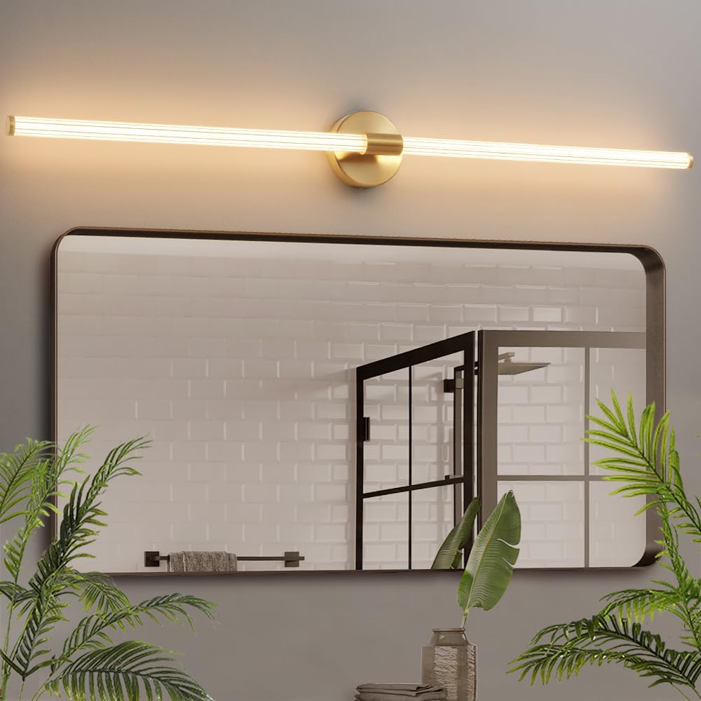 Modern Gold Bathroom Vanity Lights for Elegant Illumination