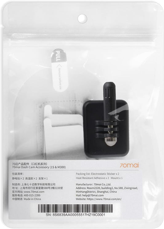 Enhance 70mai Dash Cam with Replaceable Accessories