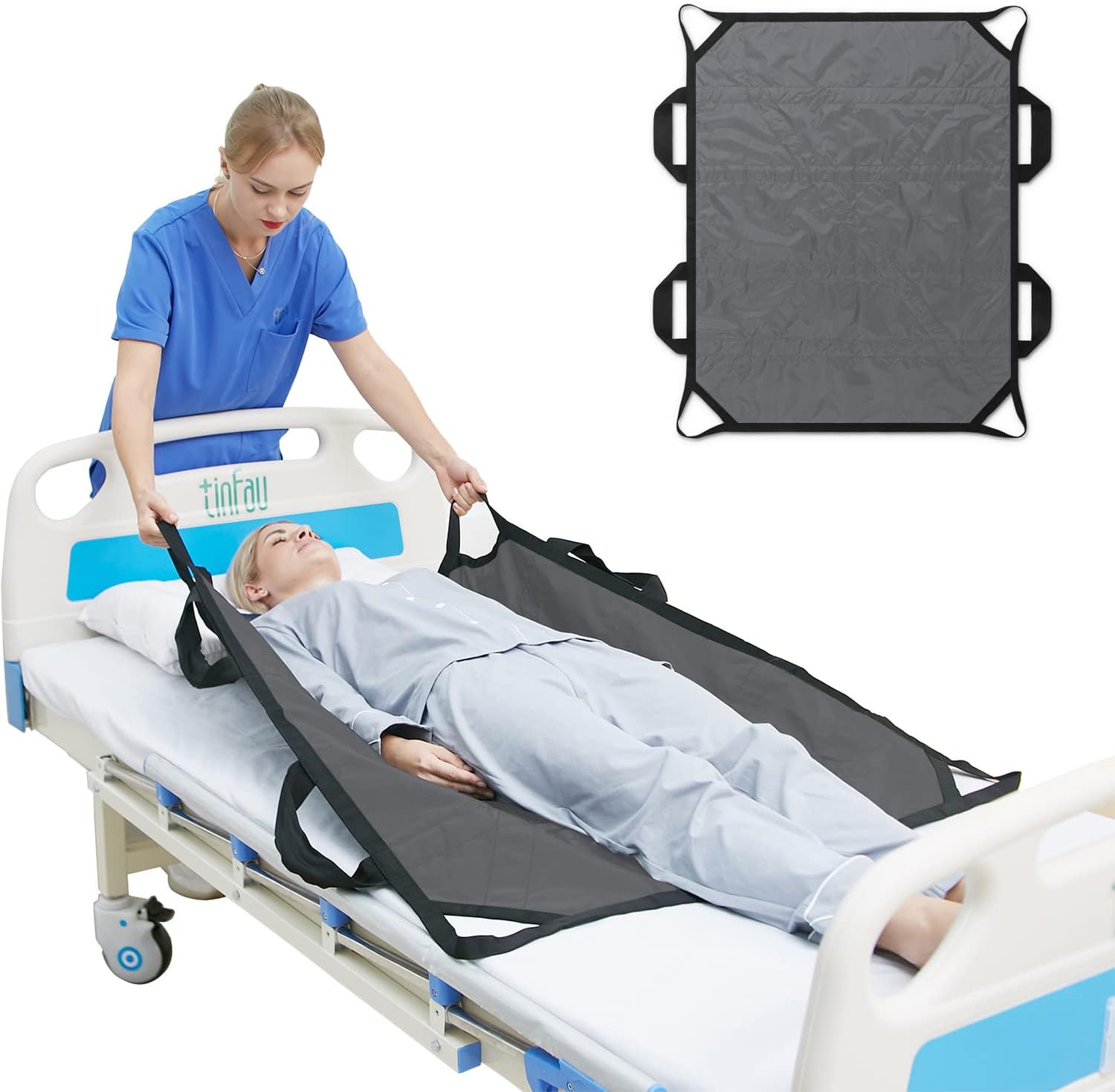Positioning Bed Pad for Hospital Patients - Waterproof & Washable
