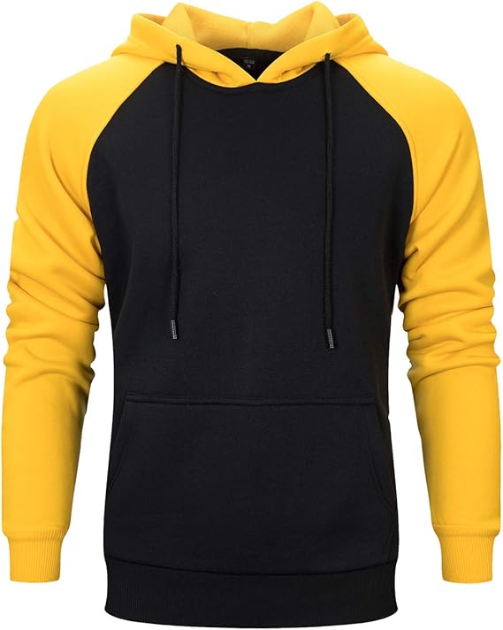 DUOFIER Hoodies for Men Pullover Sweatshirt with Kangaroo Pocket