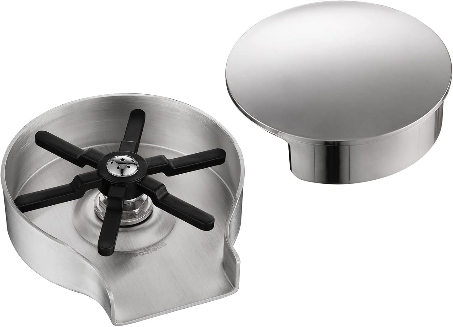 Stainless Steel Glass Rinser for Kitchen Sink and Bar Use