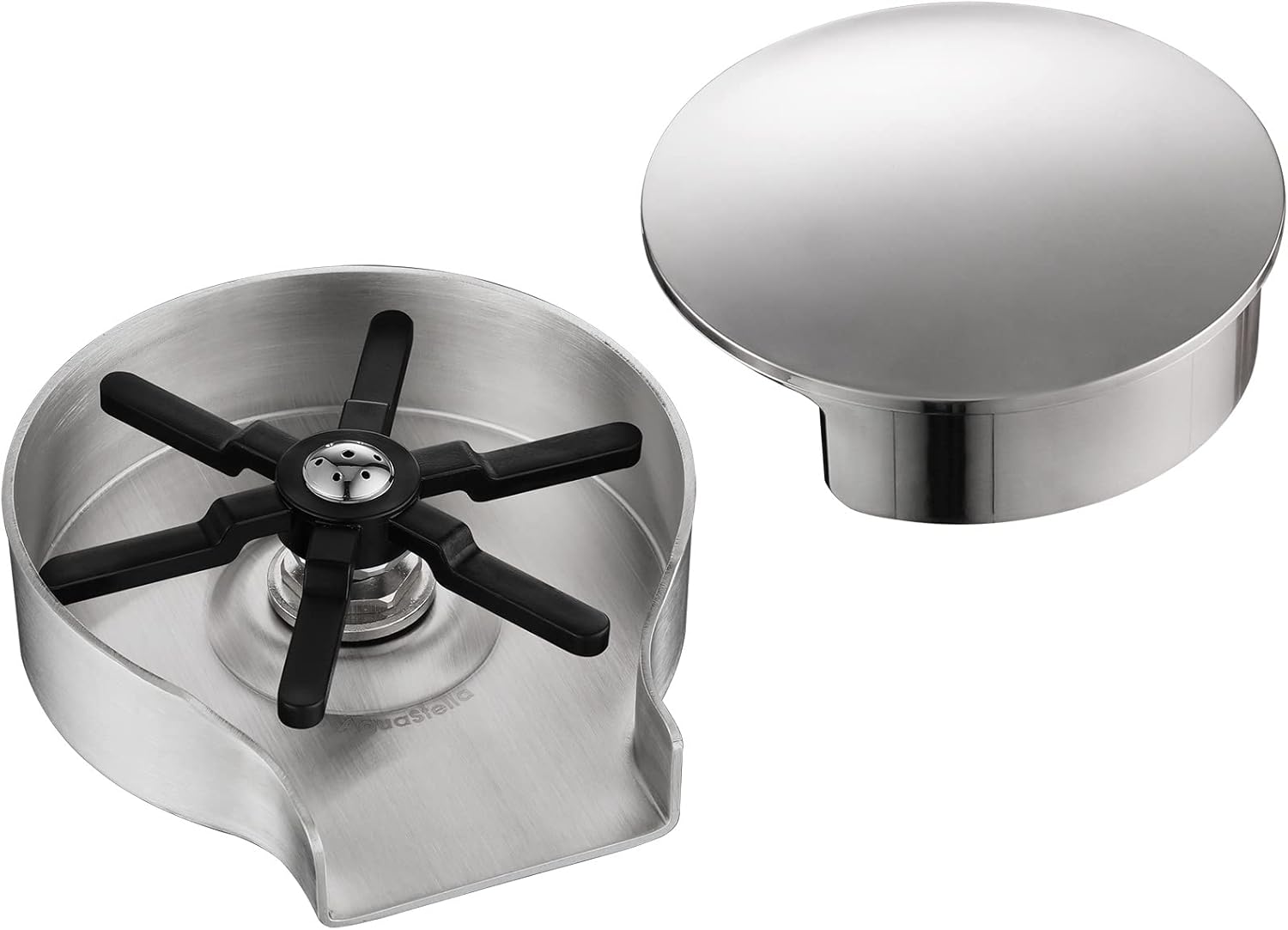 Stainless Steel Glass Rinser for Kitchen Sink and Bar Use