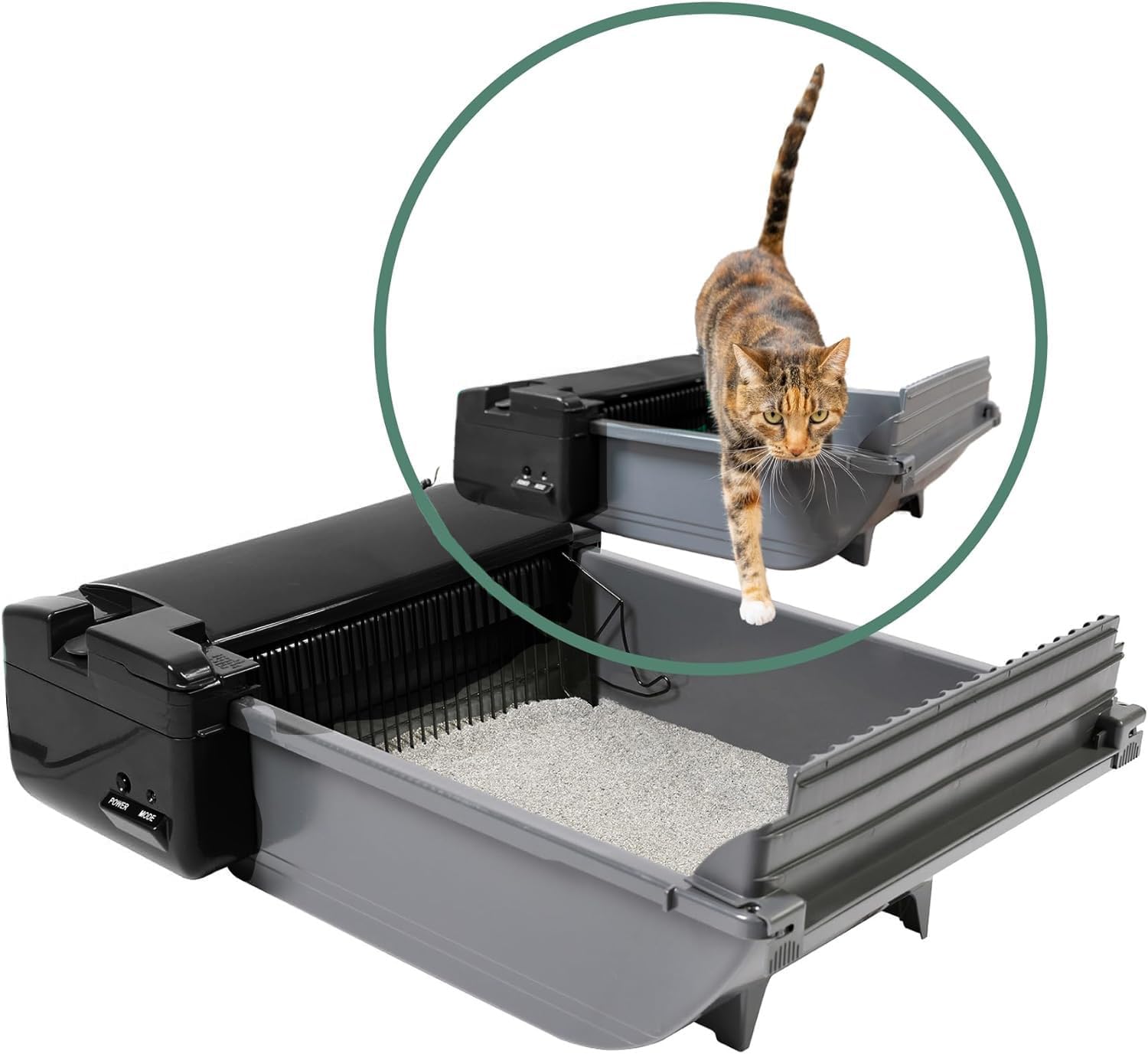 Effortless Clean: Pet Zone Self-Cleaning Litter Box