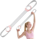 Figure 8 Silicone Resistance Bands with Handles - 20-60lb Adjustable
