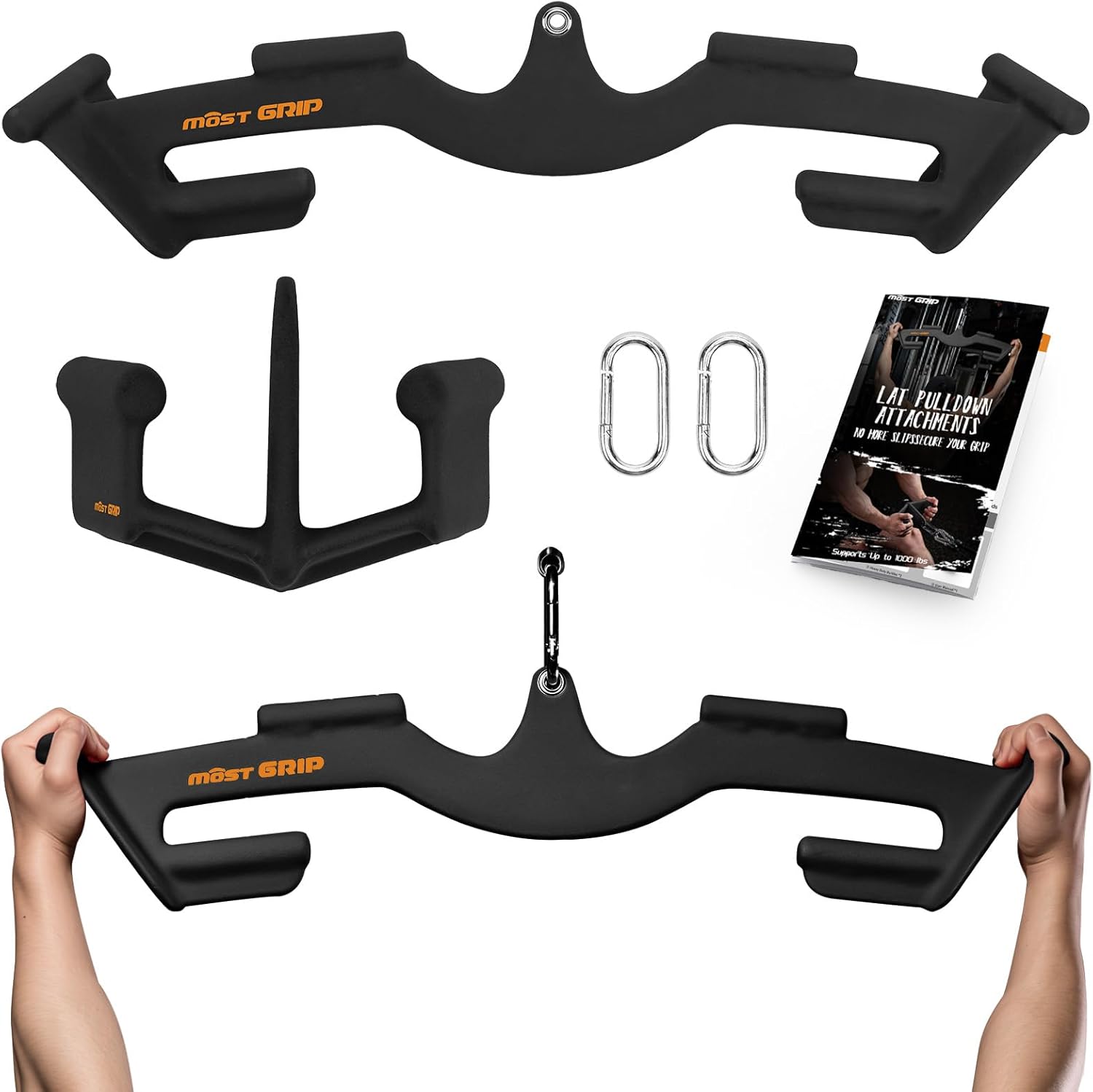 LAT Pull Down Bars Set for Effective Back Training at Home