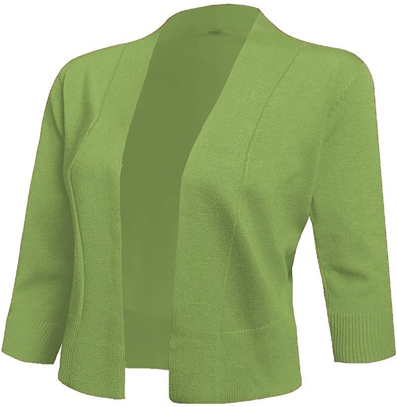 AAMILIFE Women's 3/4 Sleeve Cropped Cardigans for Every Occasion