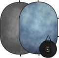 Kate 5x6.5ft Collapsible Backdrop Blue Grey - Dual-Sided Pop-Up