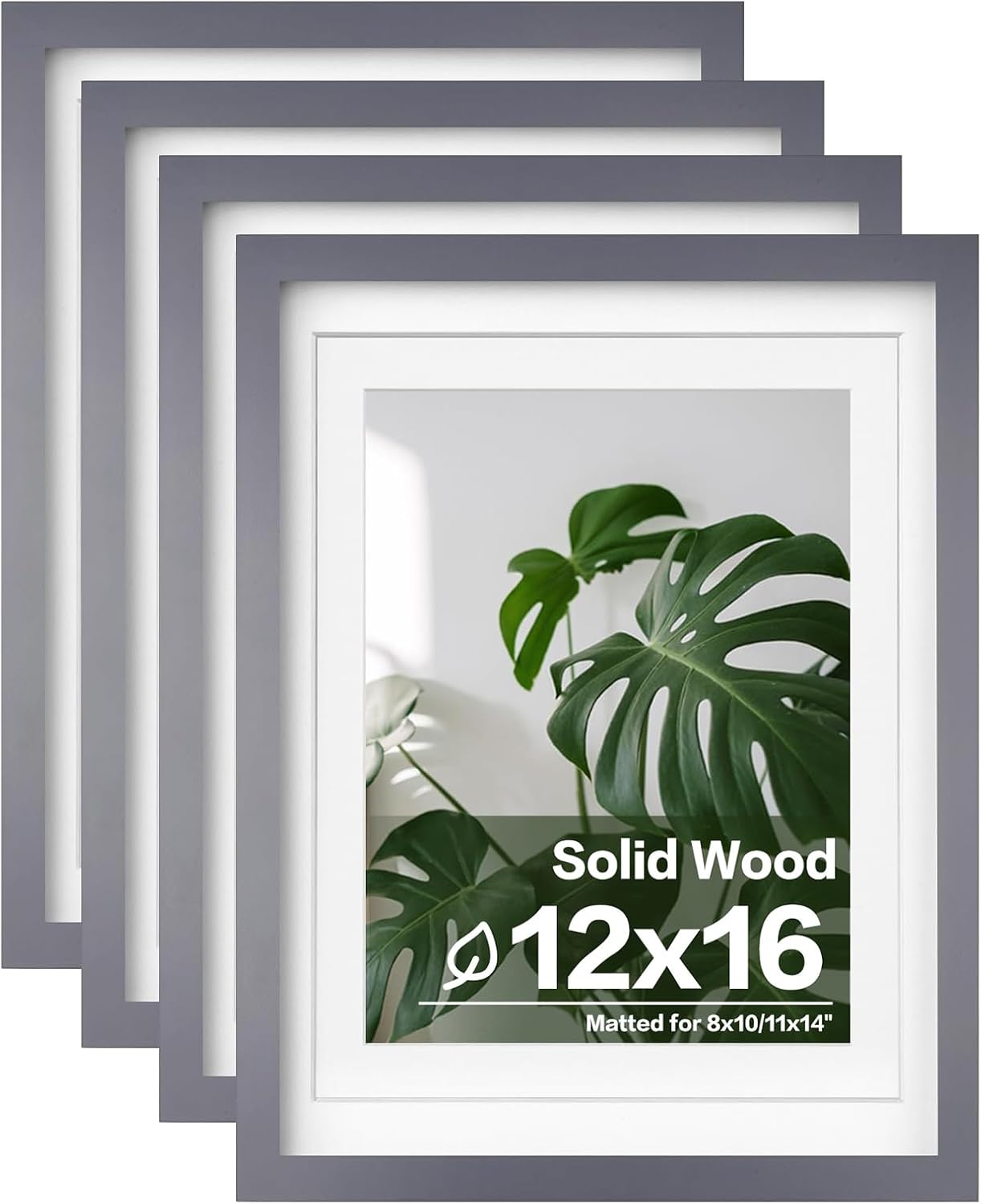Egofine 12x16 Picture Frames Set of 4 for Wall Mounting
