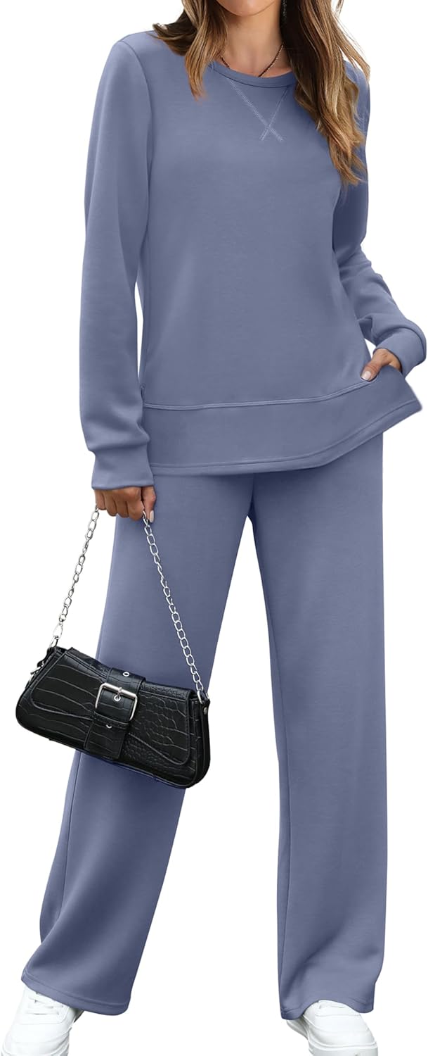 OFEEFAN Women's 2 Piece Lounge Set for Travel and Comfort