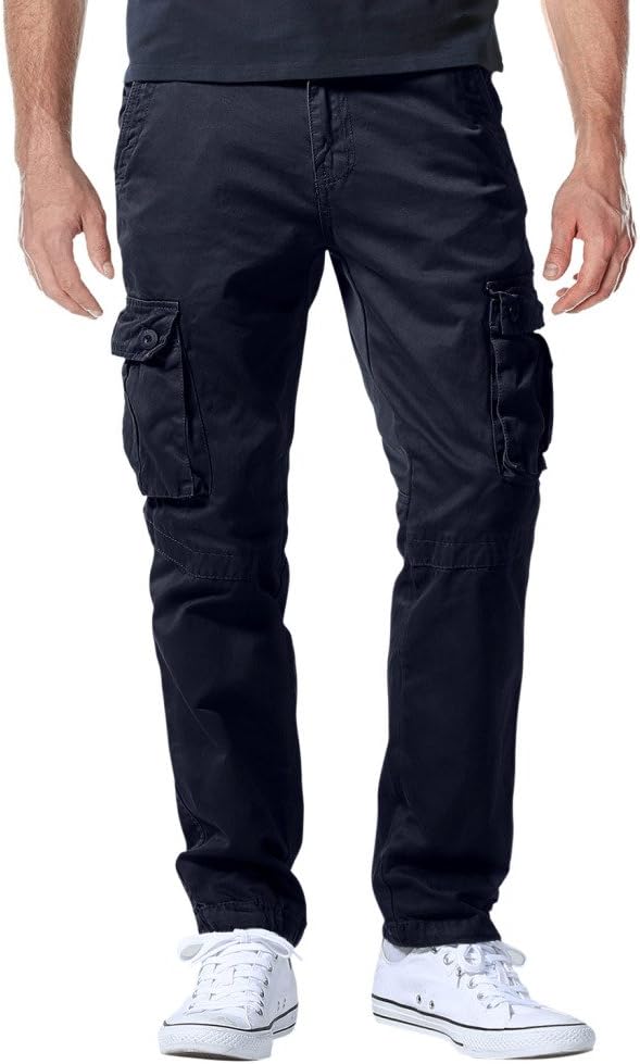 Match Men's Casual Wild Cargo Pants for Outdoor Adventures