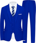 Men's Slim Fit 5-Piece Suit Set for Men - 2-Button Tailored Look