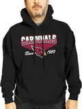 NFL Vintage Block Cozy Fleece Hoodie Sweatshirt with Classic Style