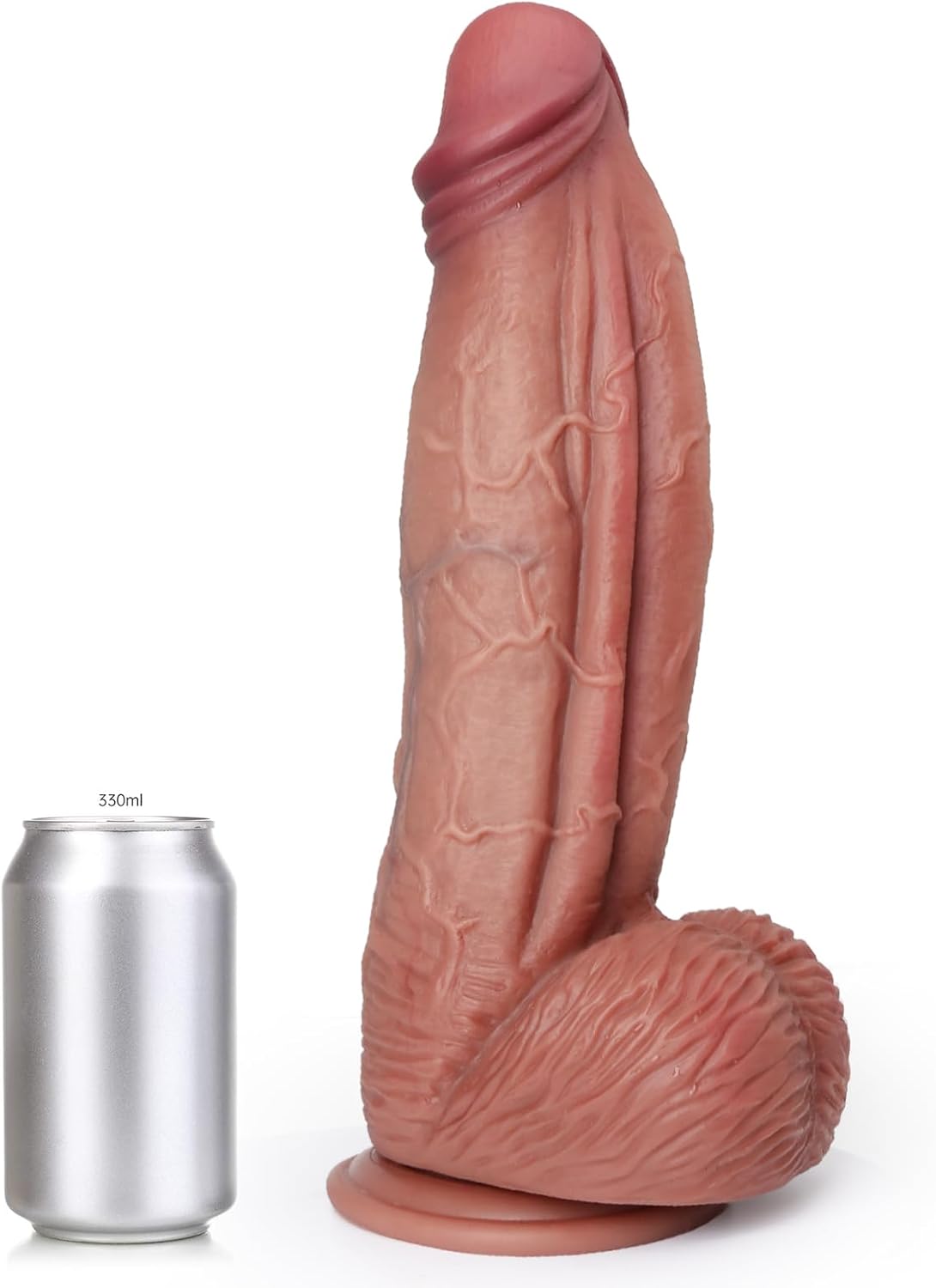 Realistic Huge Thick Dildo for Advanced Anal Play - 13.77in