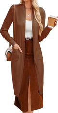 Long Cardigans Sweater Maxi Duster Coat - Lightweight Layering