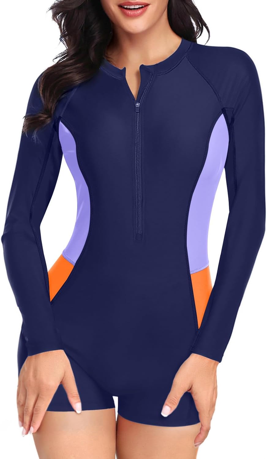 Daci Women Long Sleeve Rash Guard One Piece Swimsuit Review