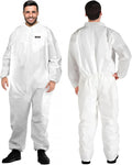 Hazmat Suit Disposable Coverall for Men & Women - Heavy Duty