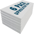 Foamma 2 in x 24 in x 72 in High Density Upholstery Foam 6 Pack