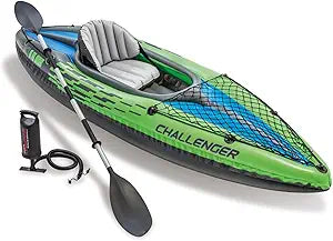 INTEX Challenger Inflatable Kayak with Oar and Pump for Fun