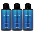 Bath and Body Works Ocean Men's Deodorizing Body Spray 3-Pack - Fresh