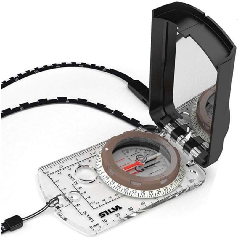 Silva Military Compass - 6400 MILS, Glow-In-The-Dark