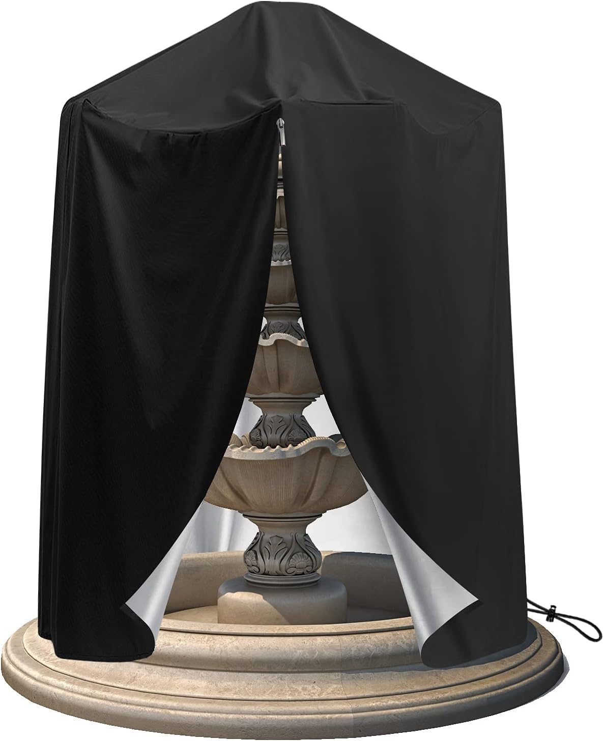 Waterproof Fountain Cover 68H 52D for Outdoor Protection