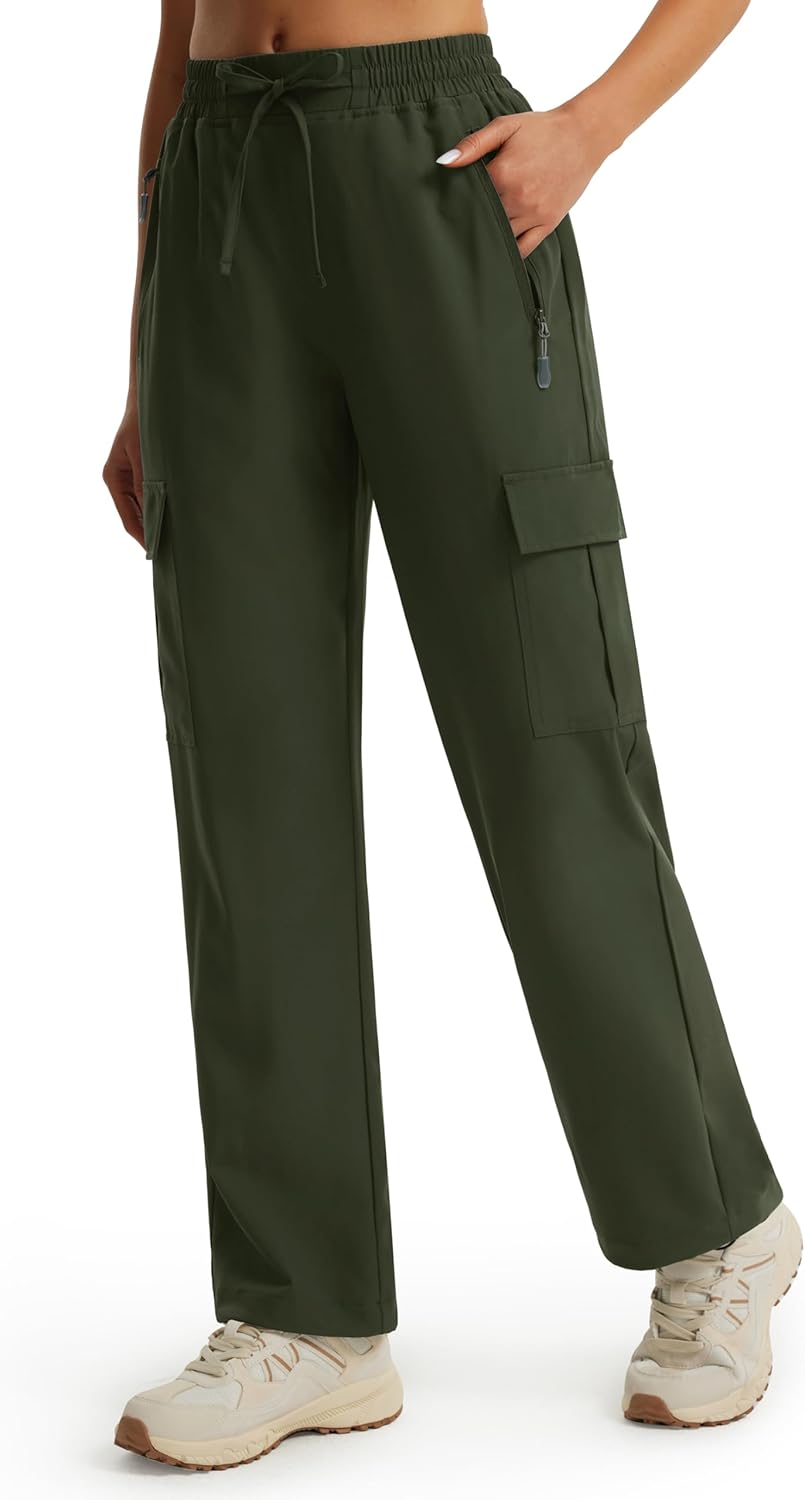 Libin Women's Hiking Pants Lightweight Quick Dry Cargo Pants
