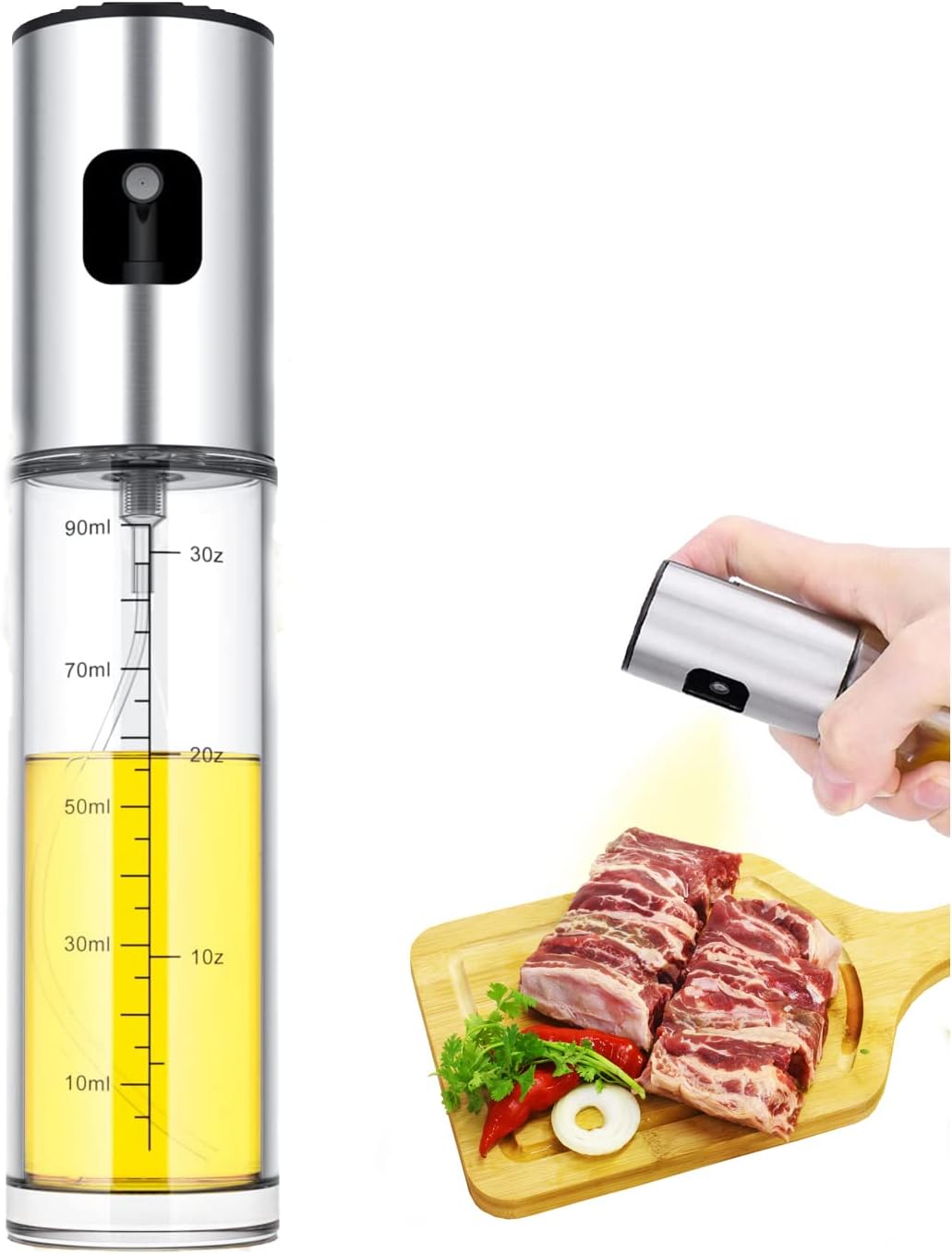 NIKKIER 100ml Oil Sprayer - Perfect for Cooking!