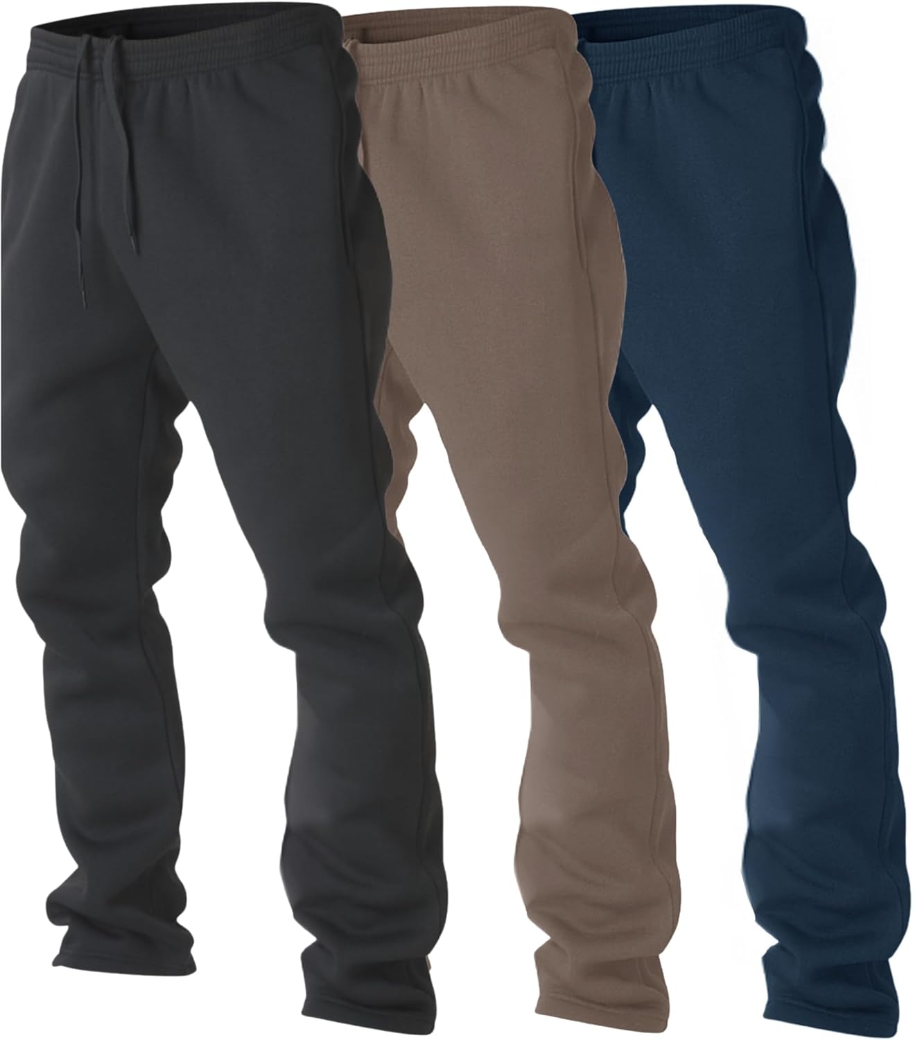 Ultra Performance Mens Fleece Wide Leg Sweatpants with Pockets