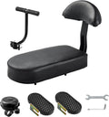 Kids Bike Seat Set with Backrest and Armrests - Comfortable Rear Child