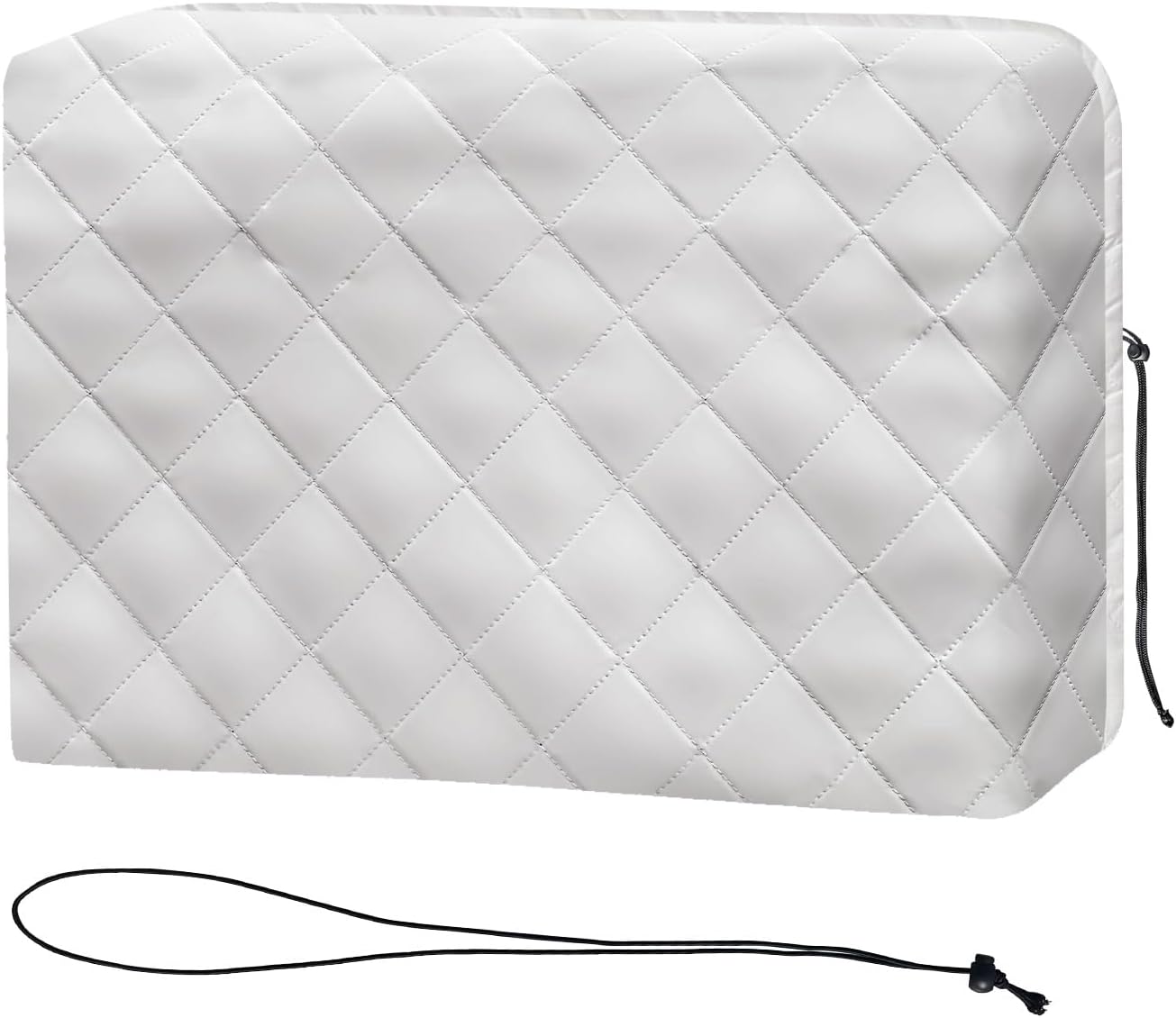 RUNZEG White Window AC Cover | Anti-Rust, Adjustable & Free Straps