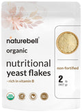 Organic Non-Fortified Nutritional Yeast Flakes 2lb - Natural Vegan