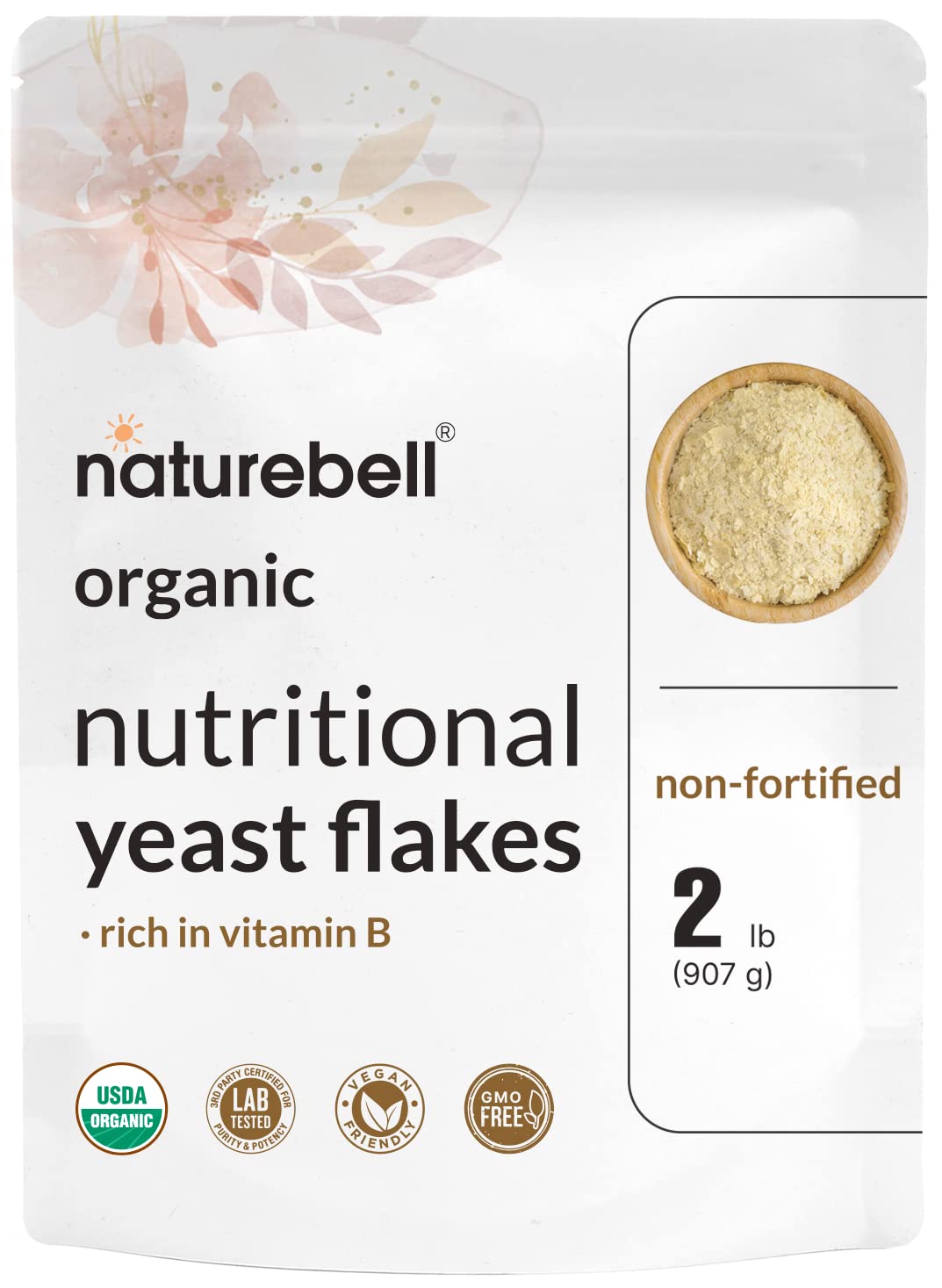Organic Non-Fortified Nutritional Yeast Flakes for Vegan Cheese