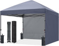 ABCCANOPY Easy Pop up Canopy Tent 10x10 - Fast Setup Sun & Rain Shield