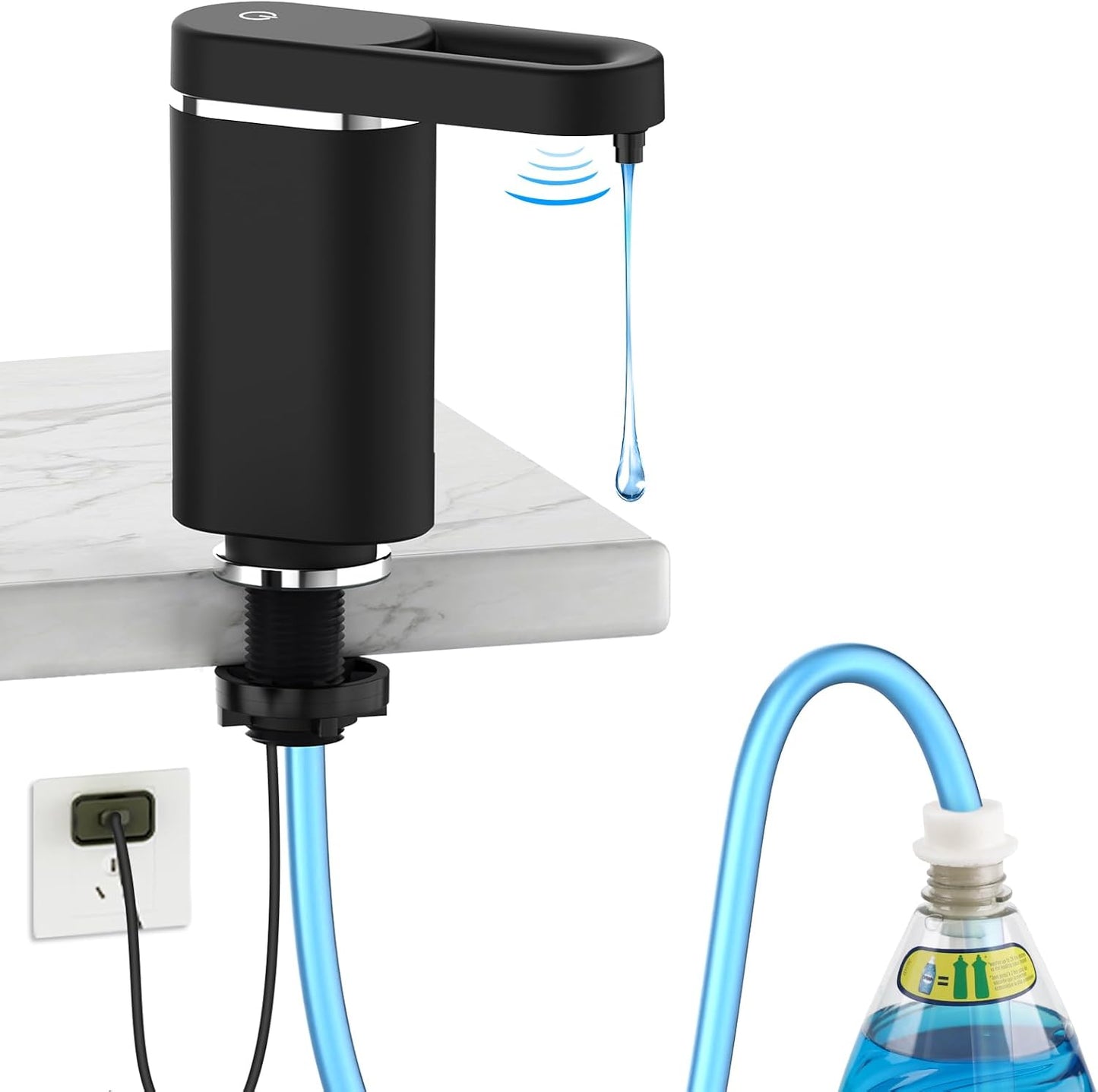 Automatic Dish Soap Dispenser for Kitchen Sink - Touchless Pump