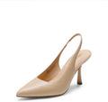 DREAM PAIRS Women's Slingback Stiletto Pumps - Leg-Lengthening Kitten