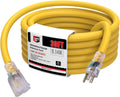 30 Ft Heavy Duty Lighted Outdoor Extension Cord for Reliable Power
