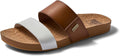 Cushion Vista Slide - Comfortable Vegan Leather Slide for Women Shoes