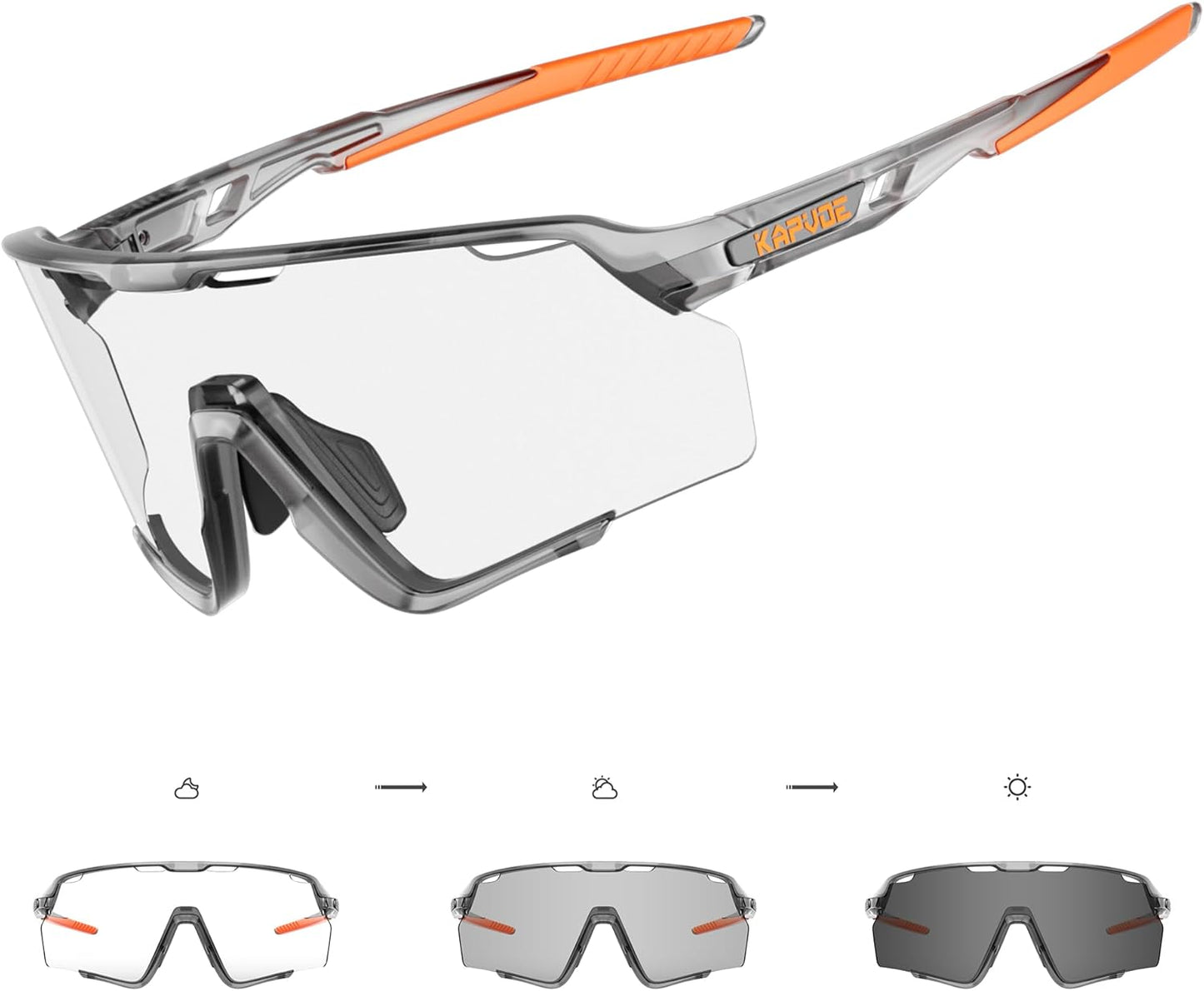 Photochromic Cycling Glasses for Men and Women - KAPVOE K170