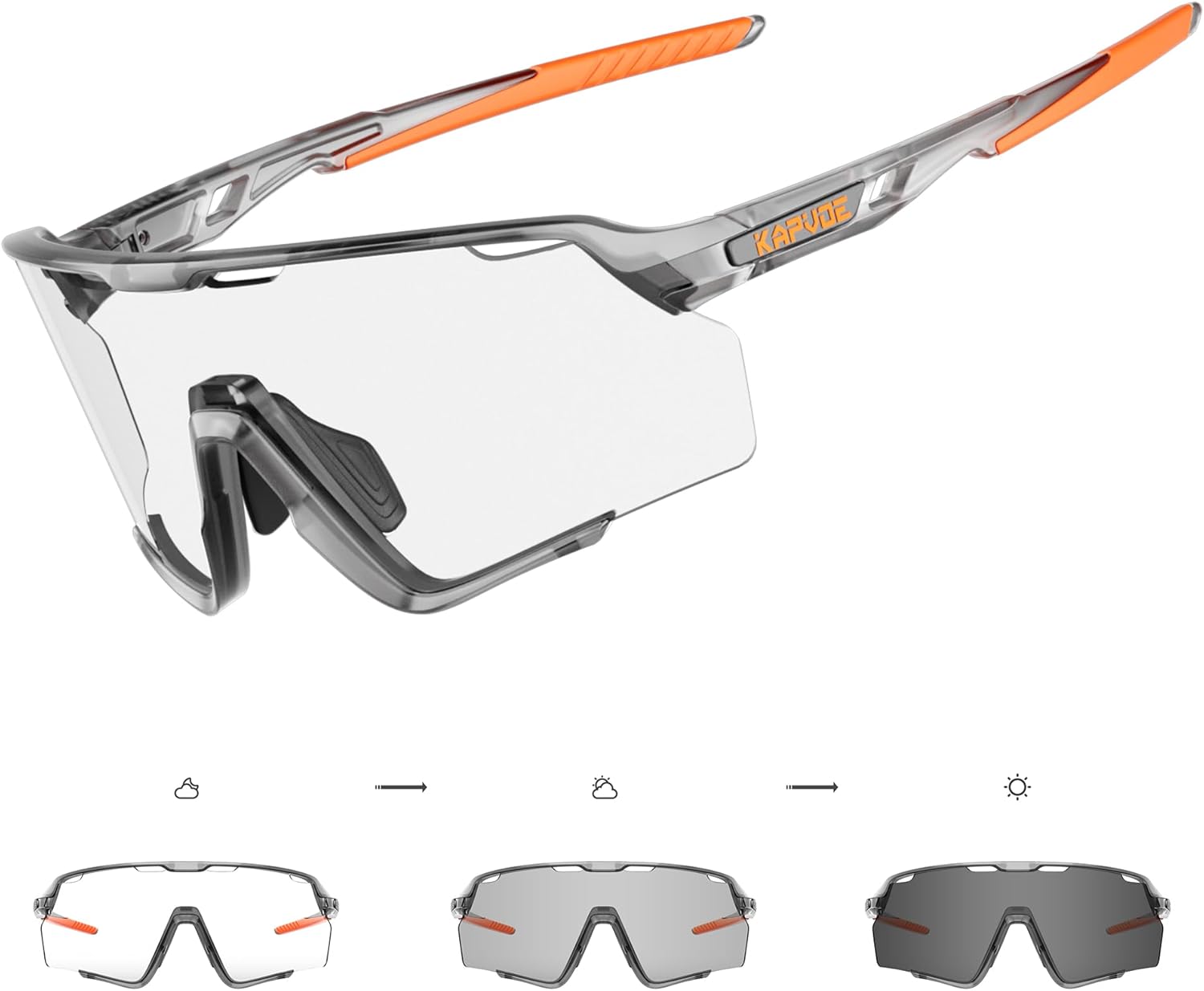Photochromic Cycling Glasses for Men and Women - KAPVOE K170