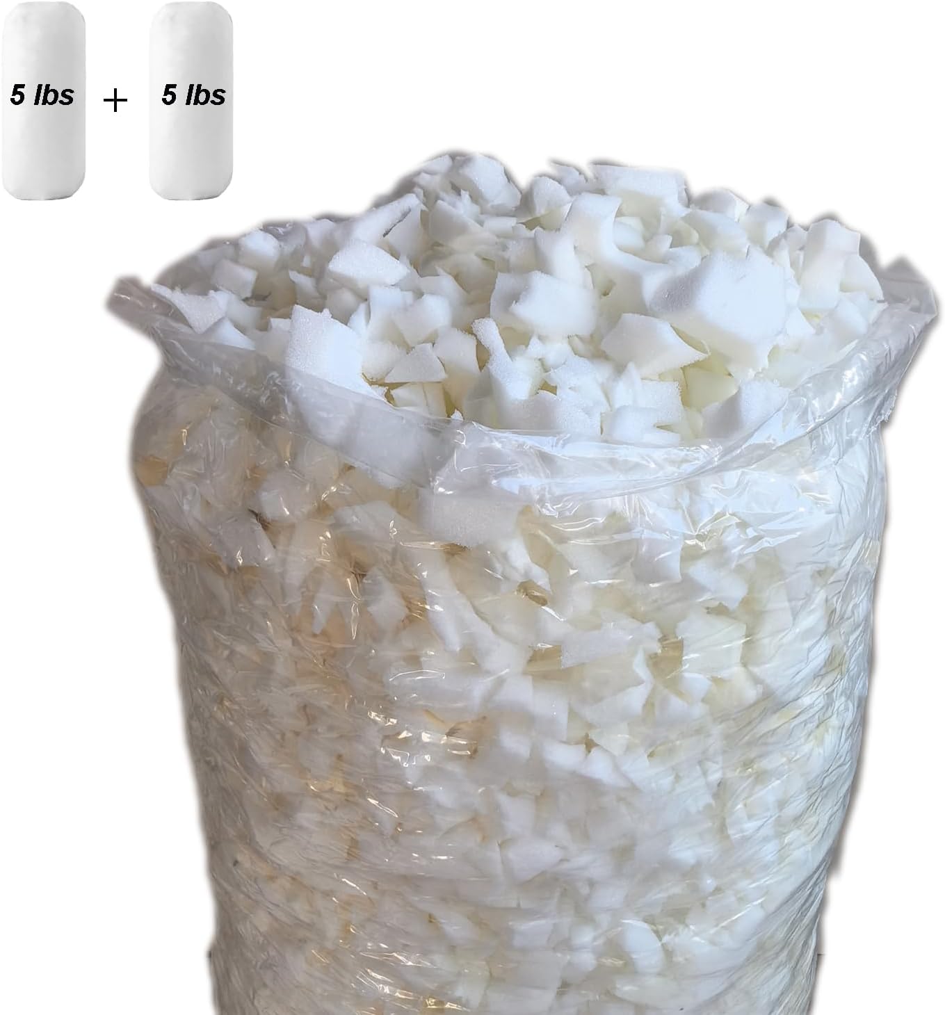 Premium Memory Foam Filler - 10lbs - HOXXME