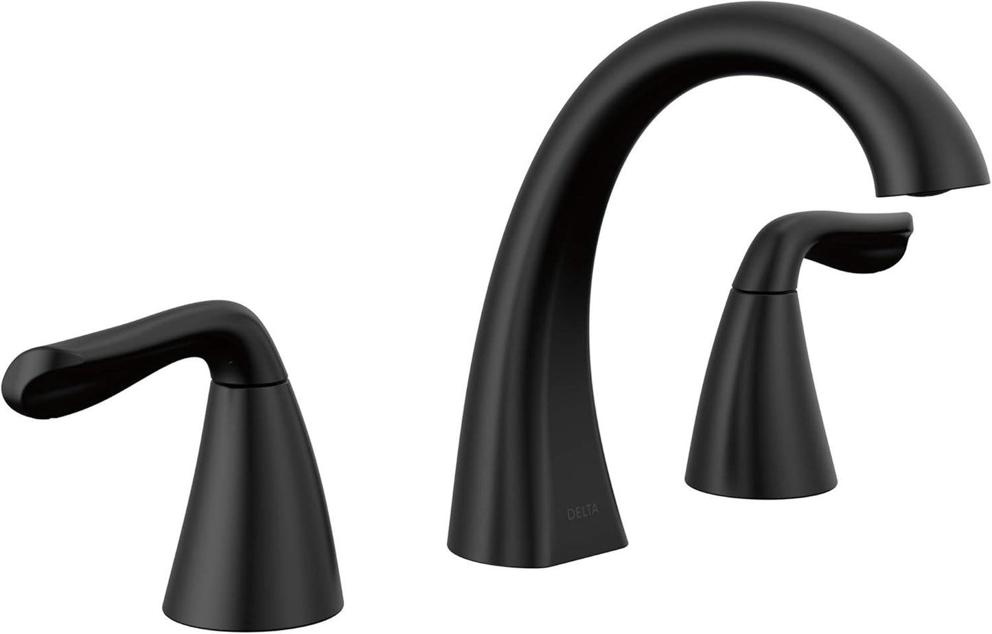 Delta Arvo Matte Black Bathroom Faucet for Stylish Vanities